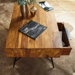 Eleganter Wohnzimmer Tisch mit Schublade - Dicna^Wohnen Discount