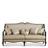 Wohnen Elegantes Dreisitzer Sofa in Beige - Sutolary