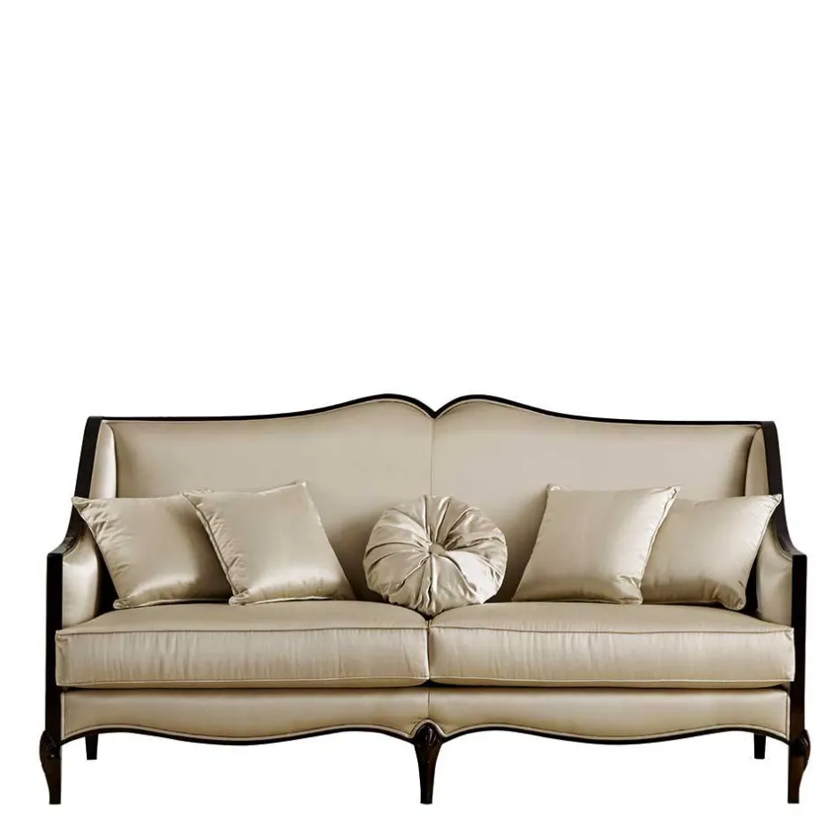 Wohnen Elegantes Dreisitzer Sofa in Beige - Sutolary
