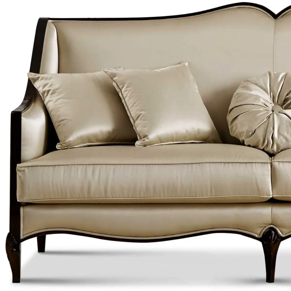 Wohnen Elegantes Dreisitzer Sofa in Beige - Sutolary