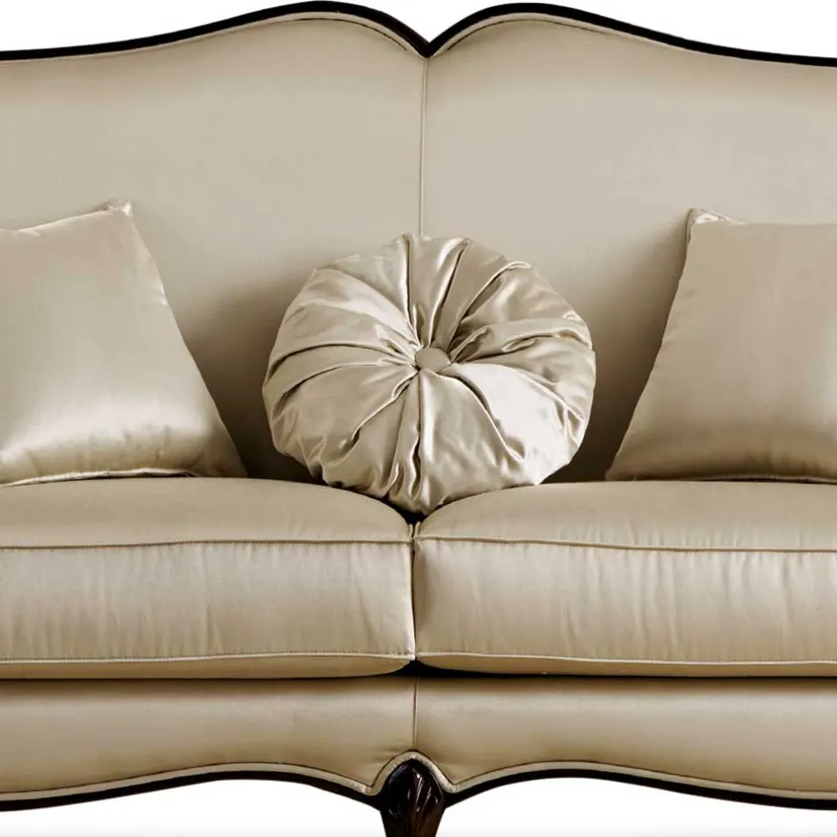 Wohnen Elegantes Dreisitzer Sofa in Beige - Sutolary