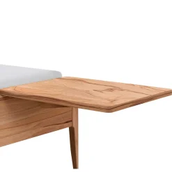 Wohnen Elegantes Holzbett aus geölter Wildeiche - Mathan