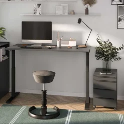 Wohnen Elektrisch verstellbarer Bürotisch & Rollcontainer - Tila (zweiteilig)