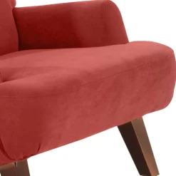 Wohnen Entspannungssessel in Terracotta Velours - Vacance