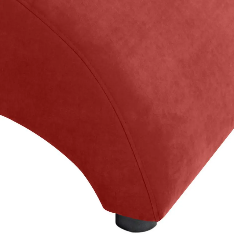 Wohnen Entspannungssessel in Terracotta Velours - Vacance