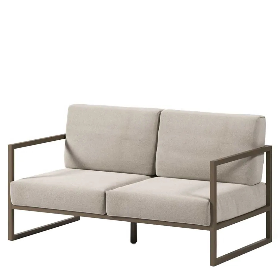 2er Sofa in Hellgrau & Dunkelgrün - Yasmel^Wohnen Sale