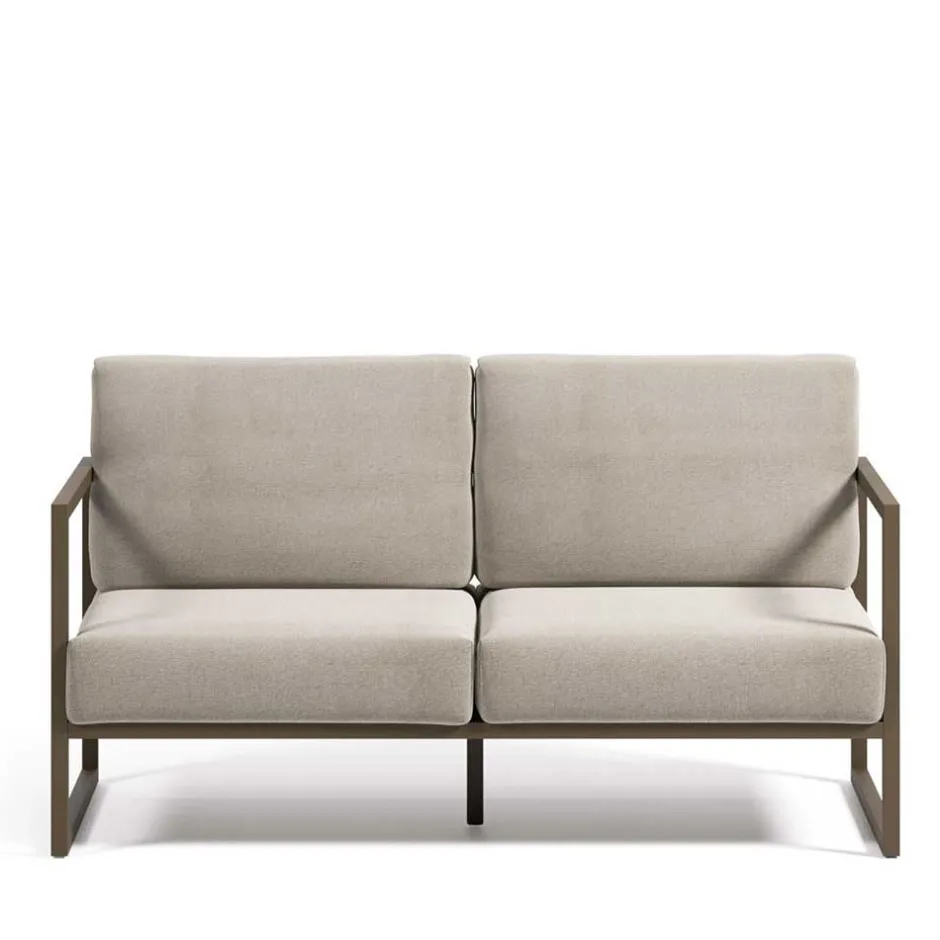 2er Sofa in Hellgrau & Dunkelgrün - Yasmel^Wohnen Sale