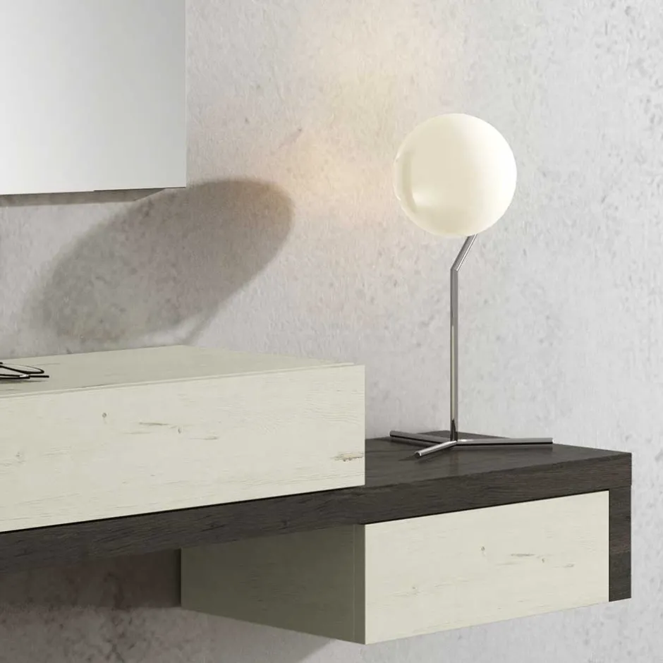 Wohnen 3er Spiegel Set & Wand Konsole - Ezema (vierteilig)