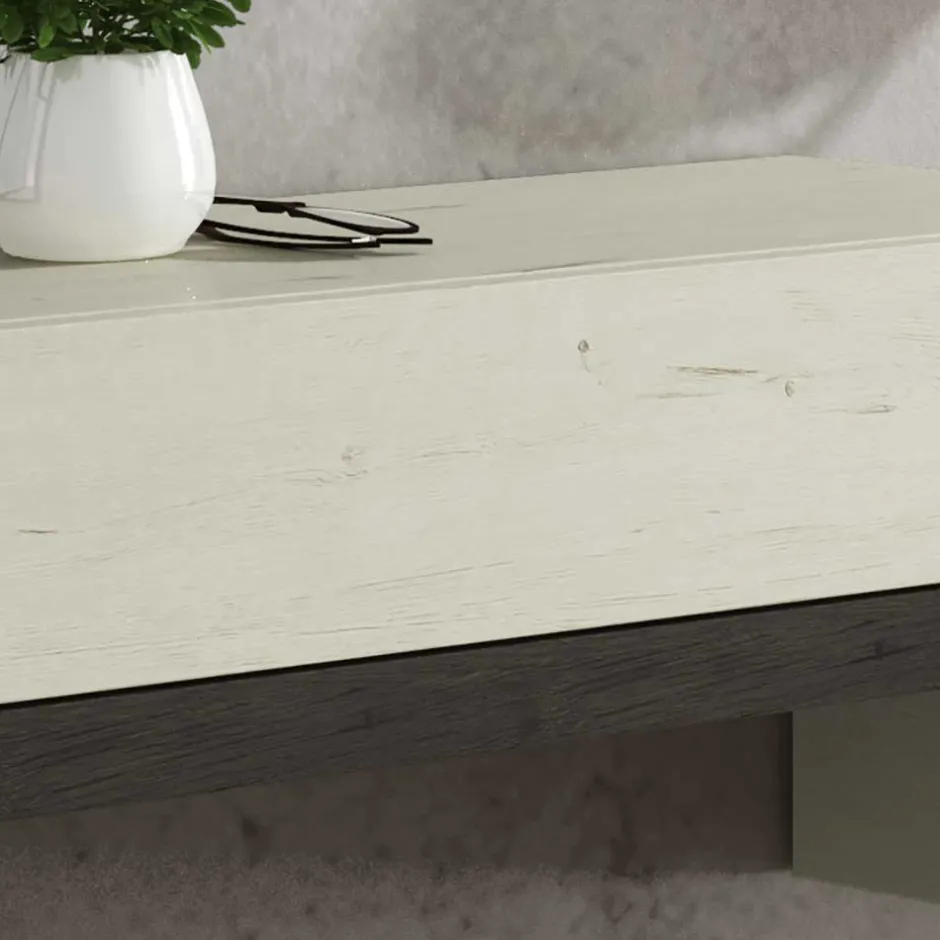 Wohnen 3er Spiegel Set & Wand Konsole - Ezema (vierteilig)