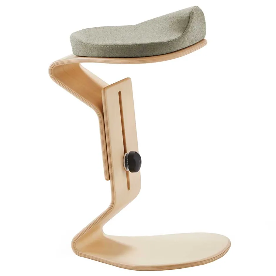 Ergonomischer Büro Hocker aus Schichtholz - Lesther^Wohnen New