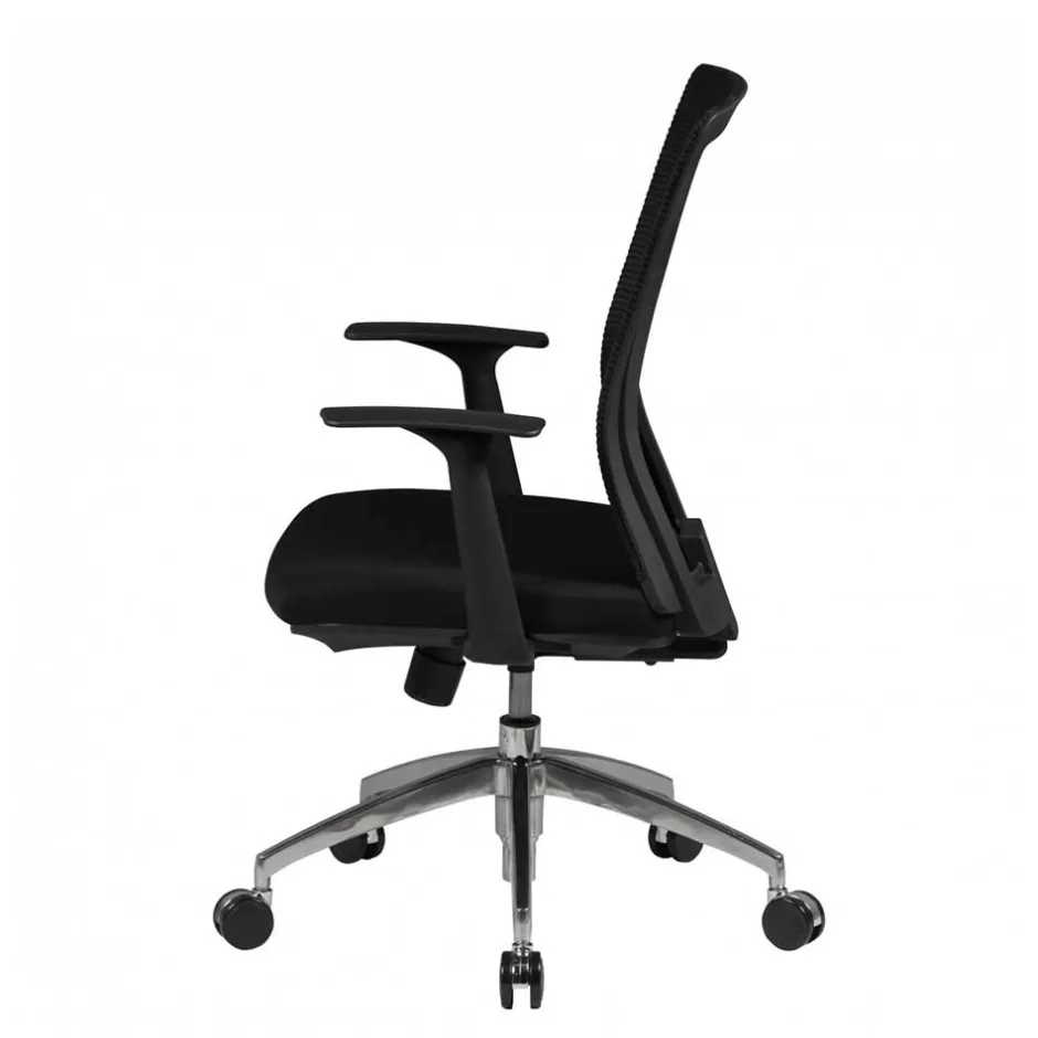 Ergonomischer Bürostuhl mit hoher Lehne in Schwarz - Delavidu^Wohnen Discount