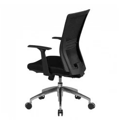 Ergonomischer Bürostuhl mit hoher Lehne in Schwarz - Delavidu^Wohnen Discount