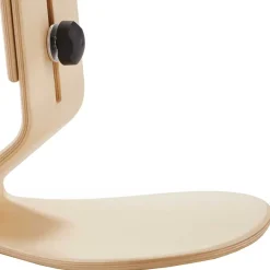 Ergonomischer Hocker in Hellblau Filz - Salcina^Wohnen Sale