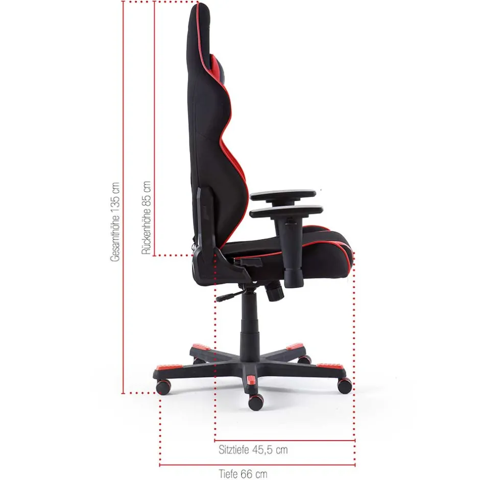 Ergonomischer PC Stuhl im Racing Design - Apulias^Wohnen Best