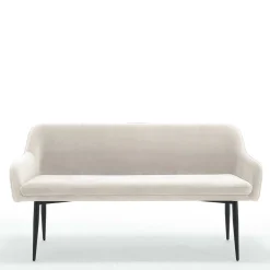 Essbank in Cremeweiß mit Schwarz - Tamba^Wohnen Clearance