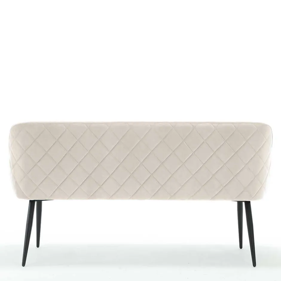 Essbank in Cremeweiß mit Schwarz - Tamba^Wohnen Clearance