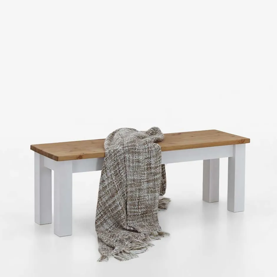 Essbank Molzau in Weiß Kiefer^Wohnen New