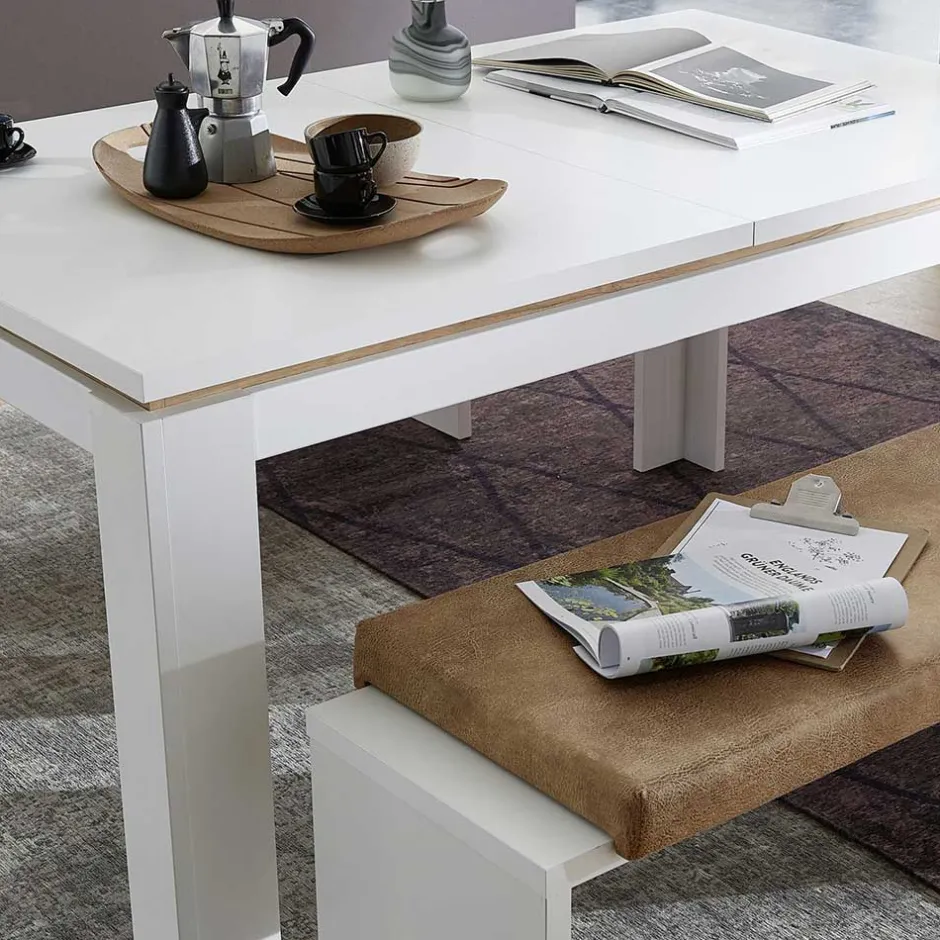 Essgruppe Ausziehtisch & 2 Bänke - Connassa (dreiteilig)^Wohnen Hot