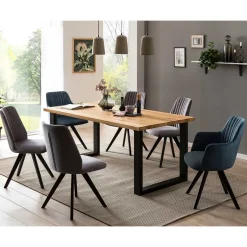 Essgruppe mit Ausziehtisch Set - Savetrac (siebenteilig)^Wohnen Best