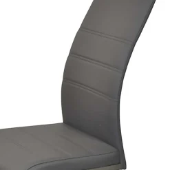 Wohnen Essgruppe mit Glastisch & Schwingstühlen - Baryma (fünfteilig)