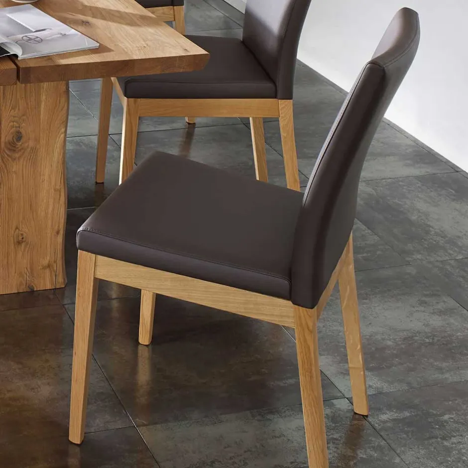 Essgruppe Sympatia aus Wildeiche Massivholz (siebenteilig)^Wohnen New