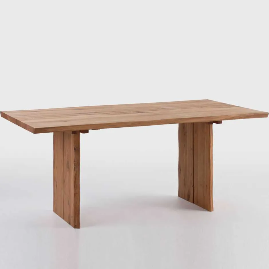 Essgruppe Sympatia aus Wildeiche Massivholz (siebenteilig)^Wohnen New