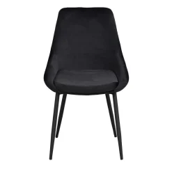 Essplatzgruppe mit Samtstühlen - Pulva (siebenteilig)^Wohnen Discount