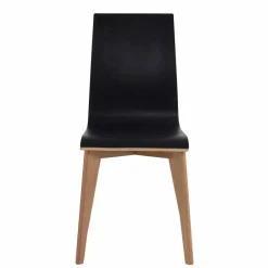 Essstuhl in Schwarz & Natur - Vulias (2er Set)^Wohnen New