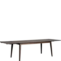 Wohnen Esstisch & 6 schwarze Stühle - Flints (siebenteilig)