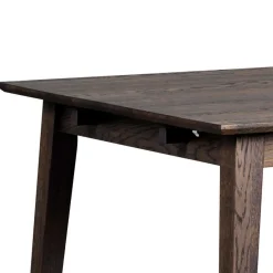 Wohnen Esstisch & 6 schwarze Stühle - Flints (siebenteilig)