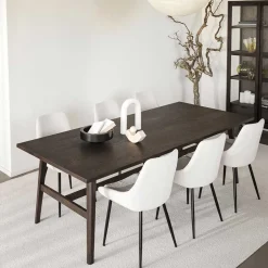 Wohnen Esstisch & Schalenstühle im Set - Frantasticas (siebenteilig)