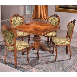 Wohnen Esstisch & Stühle im Barockstil - Vennezo (fünfteilig)