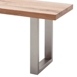 Esstisch Bank aus Wildeiche & Edelstahl - Ovarion^Wohnen Hot