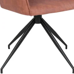 Wohnen Esstisch Drehstuhl in Cognac Braun - Dress