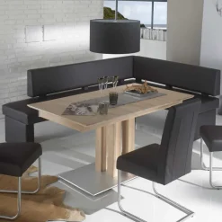 Wohnen Esstisch Eckbank Jiri in Braun