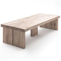 Wohnen Esstisch Graciano aus Eiche massiv gekälkt