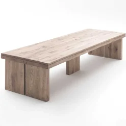 Wohnen Esstisch Graciano aus Eiche massiv gekälkt