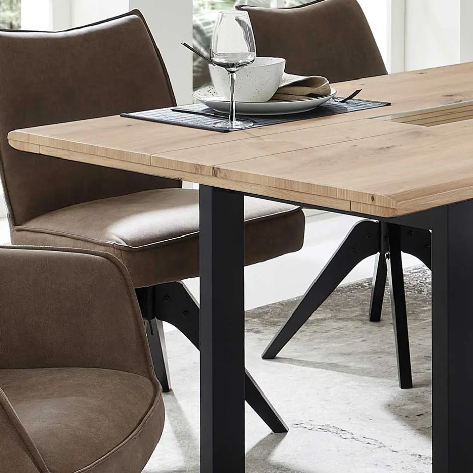 Esstisch Gruppe mit Drehstühlen - Niam (siebenteilig)^Wohnen Sale