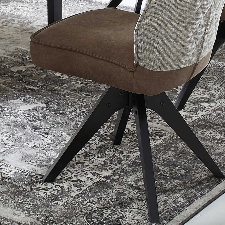 Esstisch Gruppe mit Drehstühlen - Niam (siebenteilig)^Wohnen Sale