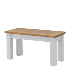 Esstisch Holzbank in Weiß & Kiefer Lauge - Molzau^Wohnen Sale