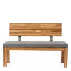 Wohnen Esstisch Holzbank mit Rückenlehne - Calypso