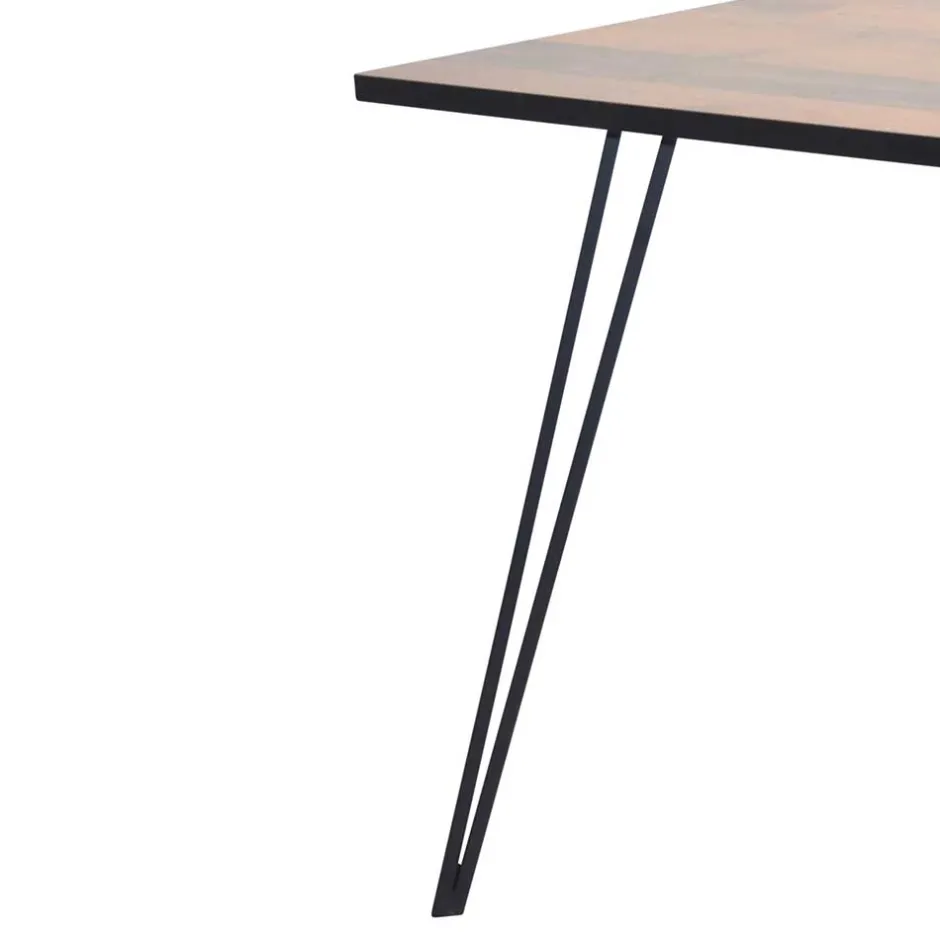 Wohnen Esstisch Kombination mit Schwingstühlen - Yagov (fünfteilig)