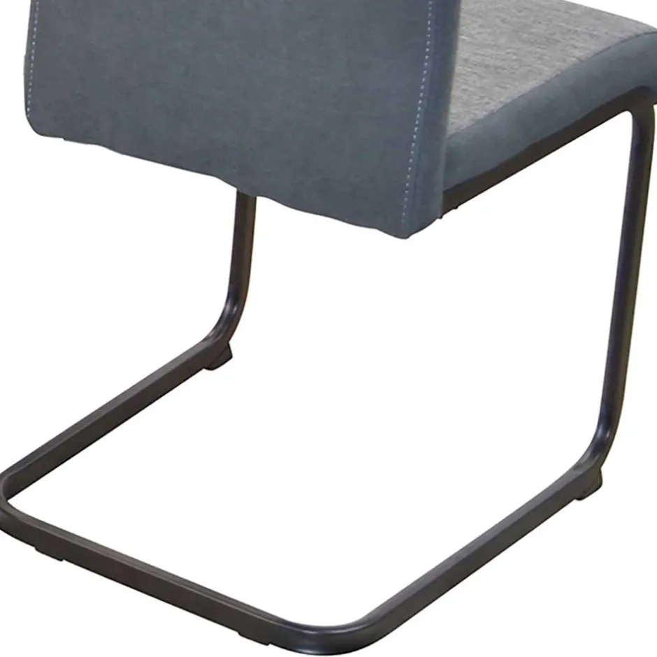 Wohnen Esstisch Kombination mit Schwingstühlen - Yagov (fünfteilig)