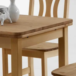 Wohnen Esstisch Laticosia aus Kiefer massiv