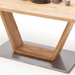 Esstisch mit Balkeneiche Romus in 4 Größen^Wohnen