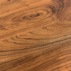 Esstisch mit H-Gestell und Baumkanten Platte - Polardia^Wohnen