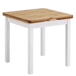 Wohnen Esstisch mit Stühlen Vipe in Weiß (fünfteilig)