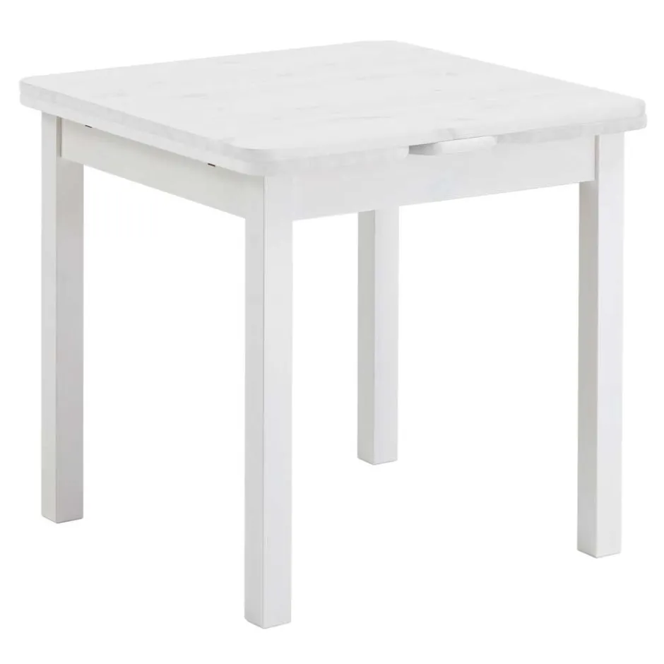 Esstisch mit Stühlen Vironegras in Weiß (fünfteilig)^Wohnen Outlet