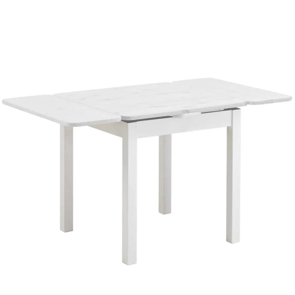 Esstisch mit Stühlen Vironegras in Weiß (fünfteilig)^Wohnen Outlet