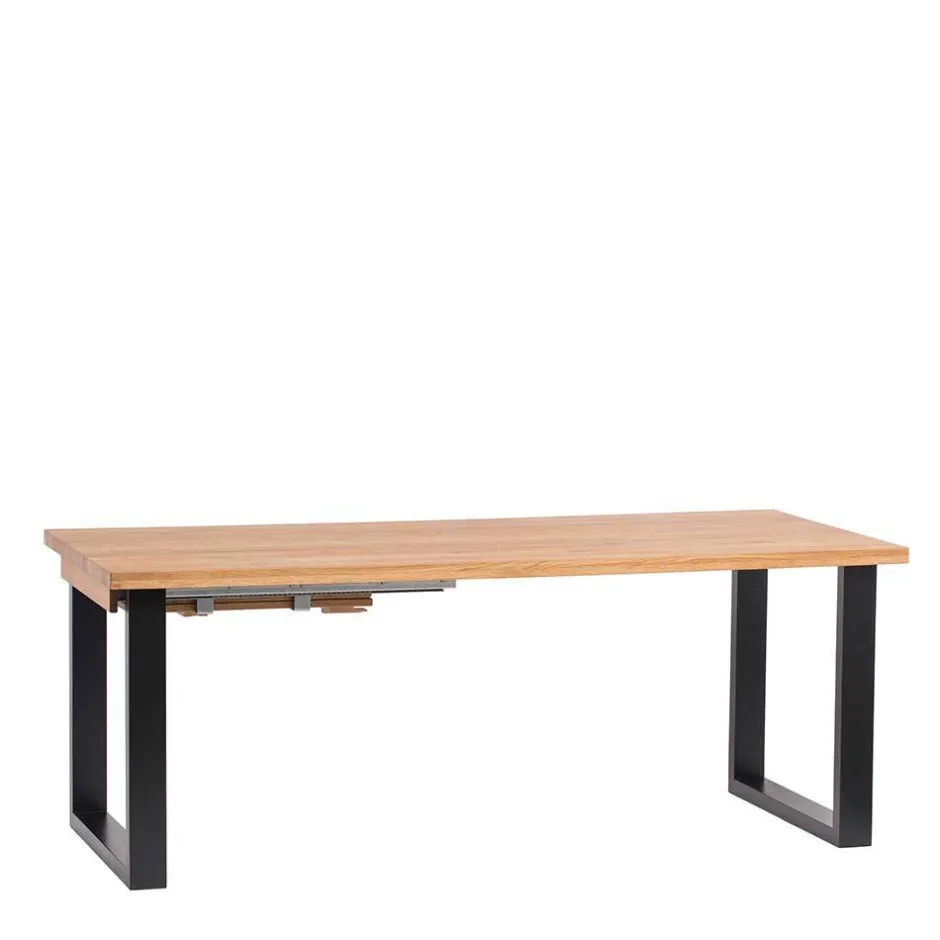 Esstisch mit Verlängerung aus Massivholz - Manca^Wohnen